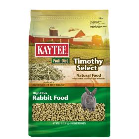 Kaytee Forti Diet Timothy Select Rabbit Food Premium Nutritional Pellets 3.5 Pounds