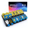 Weekly Pill Organizer 2 Times A Day Am Pm Pill Case Pill Box 7 Day Twice Daily Medicine Pill Organizer 2 Week Supplement Vitamin Holder Am pm Large Pi