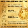 24K Gold Under Eye Patches for Dark Circles 60 PCS Golden Hydrogel Eye Pads Under Eye Mask for Puffy Eyes Wrinkles and Bags Anti Aging Collagen Skinca