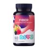 Fiber Gummy Vitamin Fiber Gummies for Adults Gut Health Digestive Support Supplements All Natural Gluten Free Non GMO Raspberry Peach BlackBerry Flavo