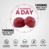 Beet Root Gummies Super Nitric Oxide Beets Supplement Red Beetroot Heart Chews with Grape Seed Power B12 Pomegranate Flavor 60 Chewables Beets