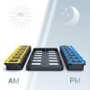 Weekly Pill Organizer 2 Times A Day Am Pm Pill Case Pill Box 7 Day Twice Daily Medicine Pill Organizer 2 Week Supplement Vitamin Holder Am pm Large Pi