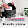 Extra Large Pill Organizer 2 Times A Day Pink Big Pill Box 7 Day Am Pm XL Weekly Vitamin Holder Jumbo Medicine Container for Supplement XXL Daily Pill