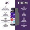 Sleep Gummies w Melatonin and Magnesium Sleep Aid Gummy for Adults Organic with No Artificial Flavors Strawberry Flavor Vegan 60 Count