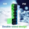 Extra Large Weekly Pill Organizer 2 Times a Day Green Blue XL Pill Case Am Pm Big Pill Box 7 Day Oversized Daily Vitamin Organizer Jumbo Supplement Di