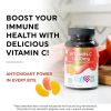 Vitamin C 1000mg Gummies for Adults & Kids 9 vitamins blend Assorted Fruit flavored